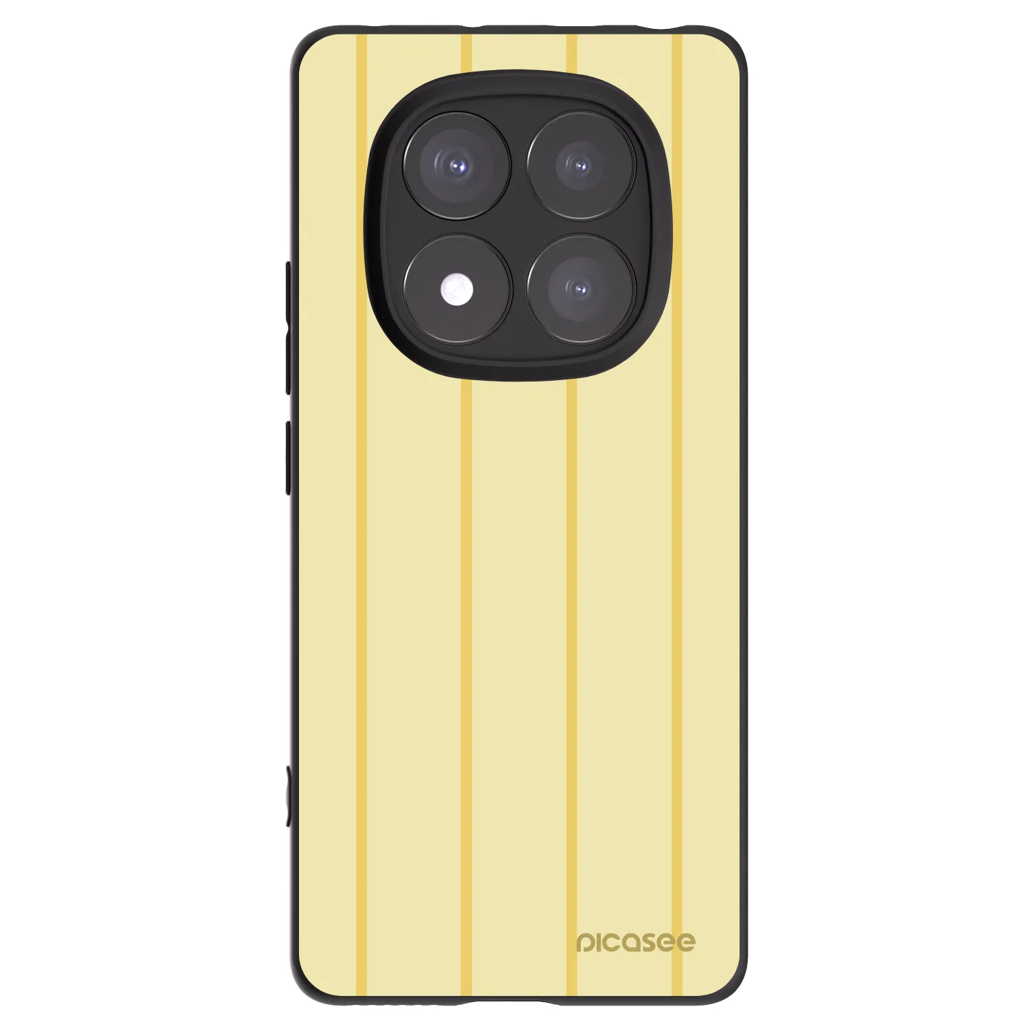 Picasee silikónový čierny obal pre Xiaomi Redmi Note 14 Pro+ 5G - Liquid sunshine