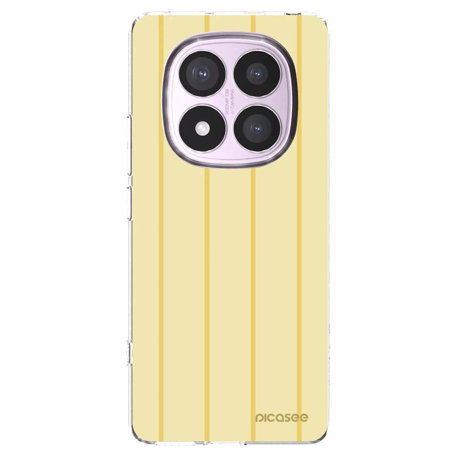 Picasee silikónový prehľadný obal pre Xiaomi Redmi Note 14 Pro 5G - Liquid sunshine