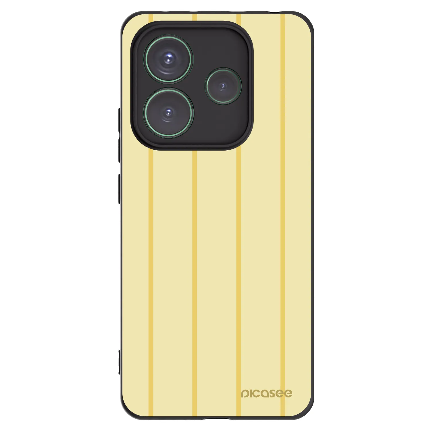 Picasee silikónový čierny obal pre Xiaomi Redmi Note 14 5G - Liquid sunshine