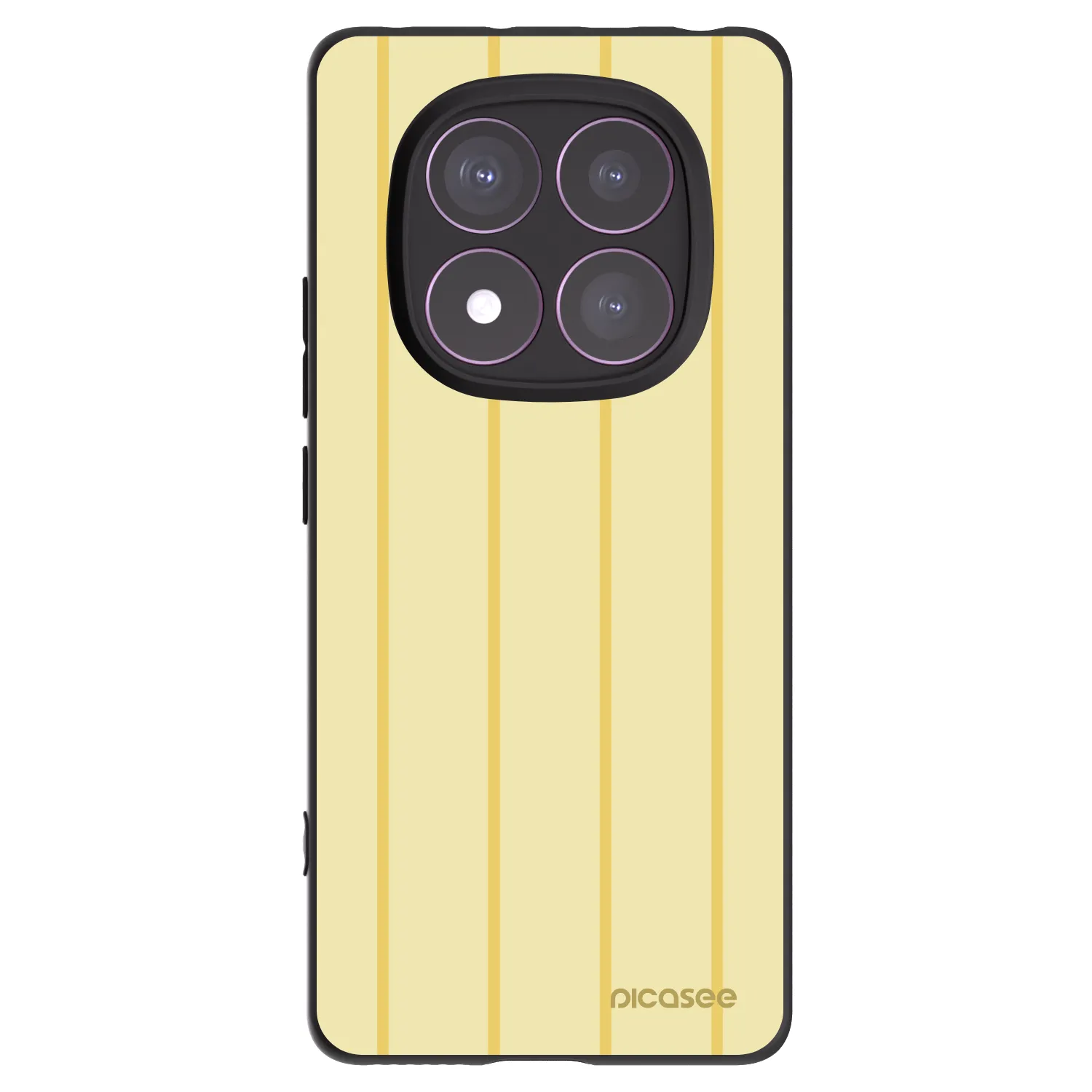 Picasee silikónový čierny obal pre Xiaomi Redmi Note 14 Pro 4G - Liquid sunshine
