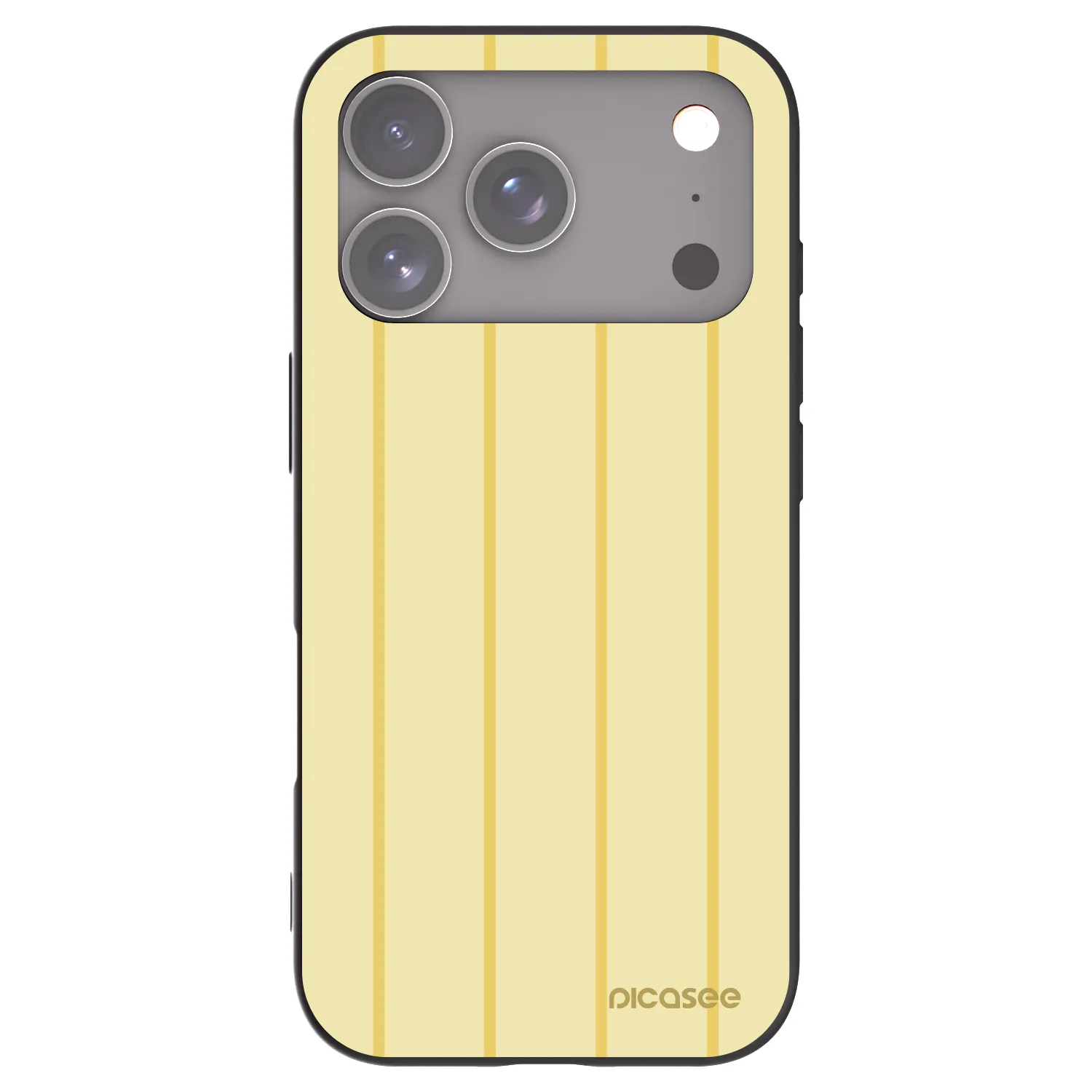 Picasee silikónový čierny obal pre Apple iPhone 17 Pro - Liquid sunshine
