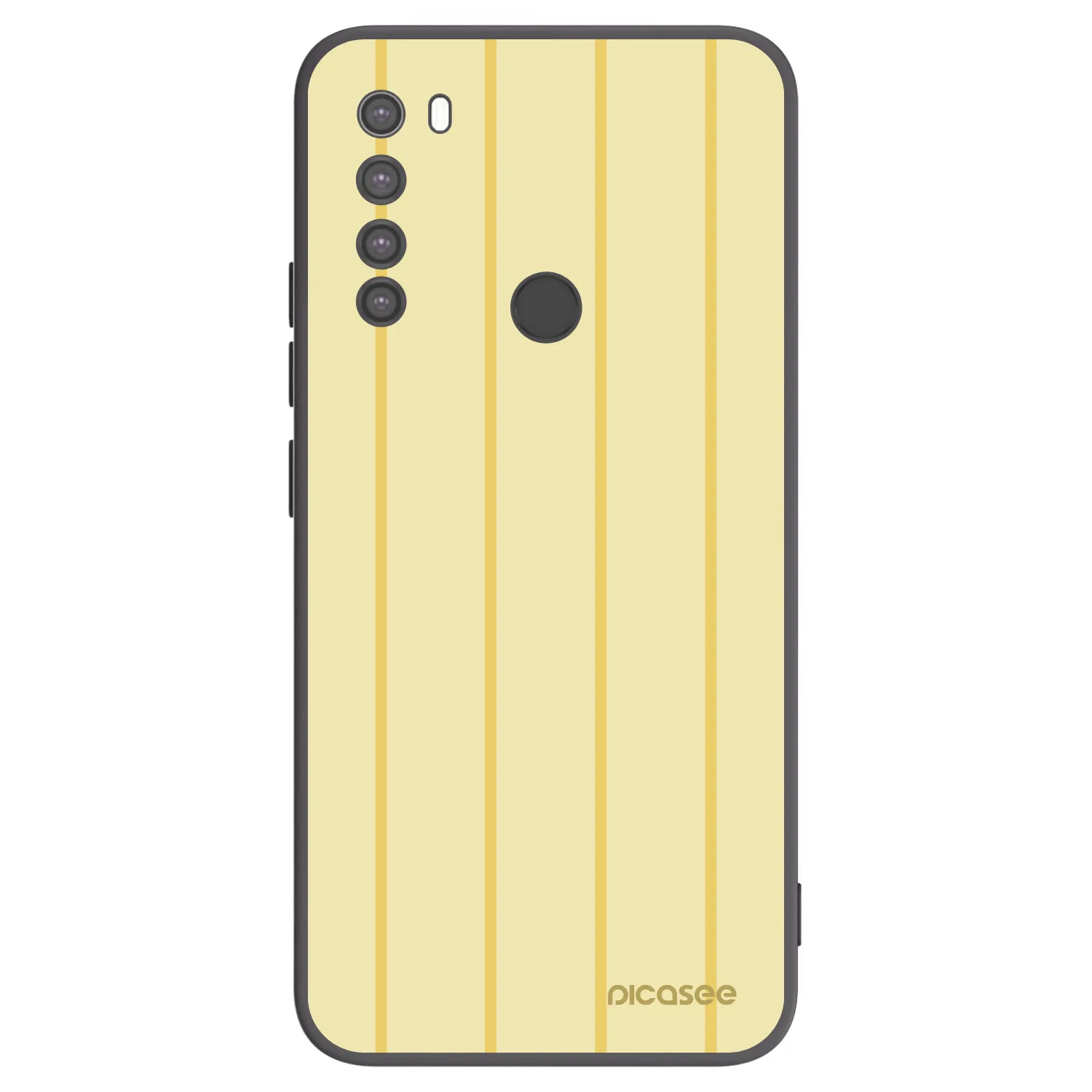 Picasee silikónový čierny obal pre Xiaomi Redmi Note 8 - Liquid sunshine