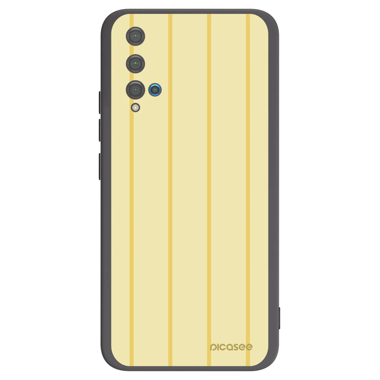 Picasee silikónový čierny obal pre Huawei Nova 5T - Liquid sunshine