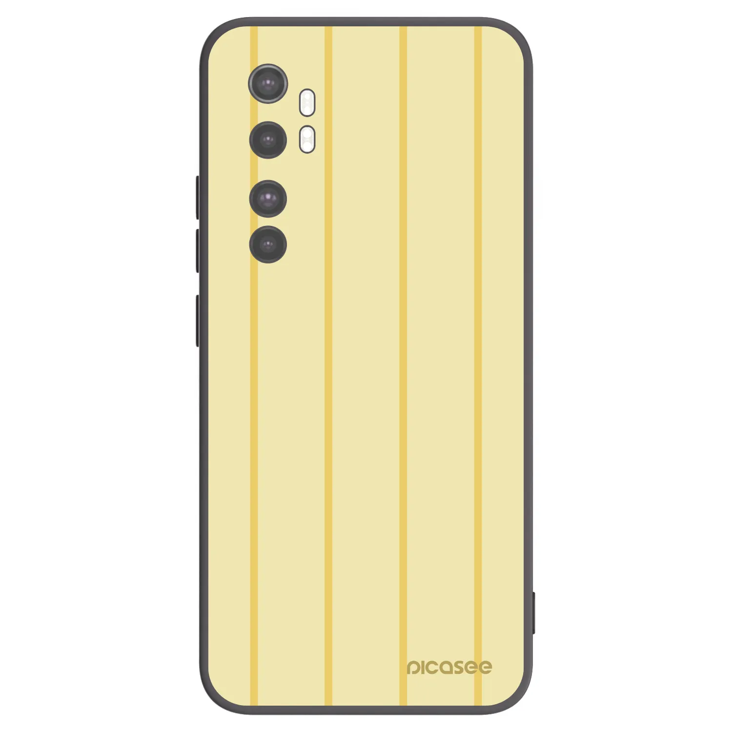 Picasee silikónový čierny obal pre Xiaomi Mi Note 10 Lite - Liquid sunshine