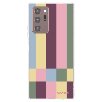 Picasee silikónový prehľadný obal pre Samsung Galaxy Note 20 Ultra - Lobby tiles