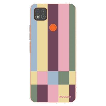 Picasee silikónový prehľadný obal pre Xiaomi Redmi 9C - Lobby tiles