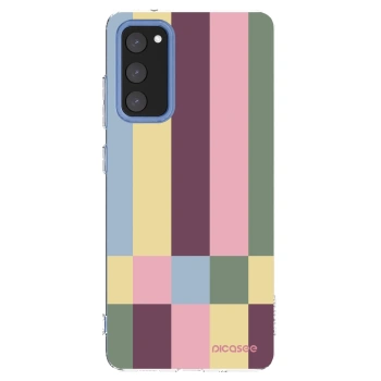 Picasee silikónový prehľadný obal pre Samsung Galaxy S20 FE - Lobby tiles