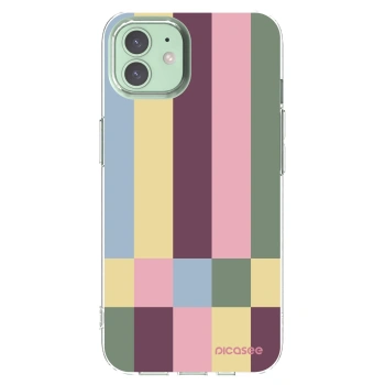 Picasee silikónový prehľadný obal pre Apple iPhone 12 Pro - Lobby tiles