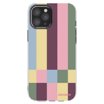 Picasee silikónový prehľadný obal pre Apple iPhone 12 Pro Max - Lobby tiles