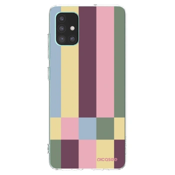 Picasee silikónový prehľadný obal pre Samsung Galaxy M51 M515F - Lobby tiles