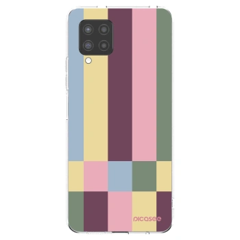 Picasee silikónový prehľadný obal pre Samsung Galaxy A42 A426B - Lobby tiles