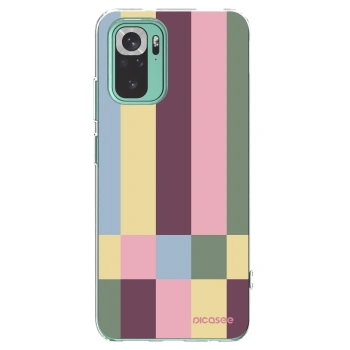 Picasee silikónový prehľadný obal pre Xiaomi Redmi Note 10 Pro - Lobby tiles