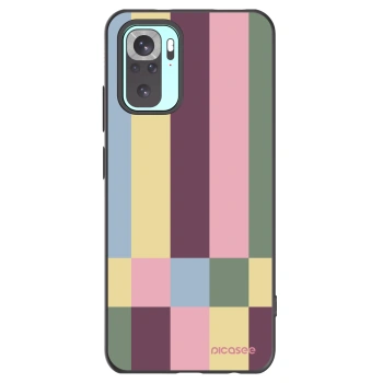 Picasee silikónový čierny obal pre Xiaomi Redmi Note 10 Pro - Lobby tiles
