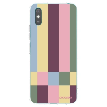 Picasee silikónový prehľadný obal pre Xiaomi Redmi 9AT - Lobby tiles