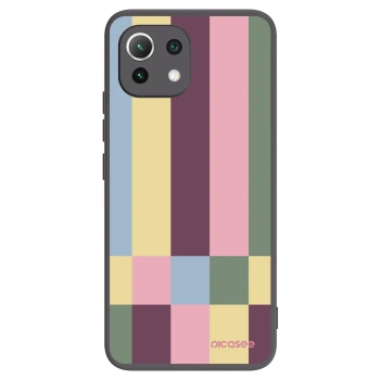 Picasee silikónový čierny obal pre Xiaomi Mi 11 Lite - Lobby tiles