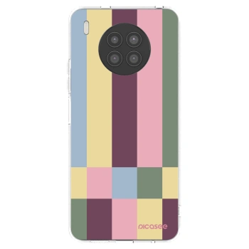 Picasee silikónový prehľadný obal pre Huawei Nova 8i - Lobby tiles
