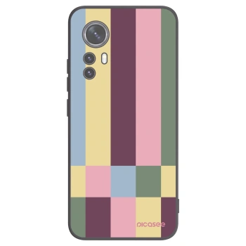 Picasee silikónový čierny obal pre Xiaomi 12X - Lobby tiles