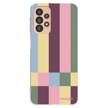 Picasee silikónový prehľadný obal pre Samsung Galaxy A23 A236B 5G - Lobby tiles