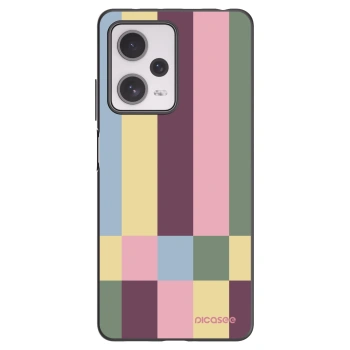 Picasee silikónový čierny obal pre Xiaomi Redmi Note 12 Pro+ 5G - Lobby tiles
