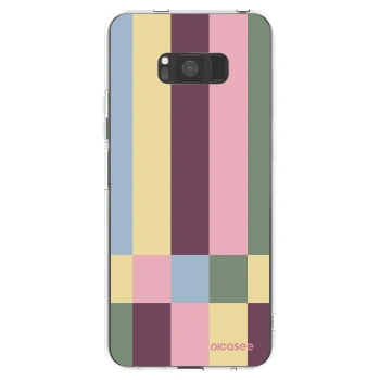 Picasee silikónový prehľadný obal pre Samsung Galaxy S8 G950F - Lobby tiles