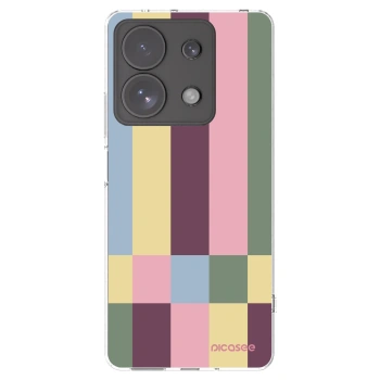 Picasee silikónový prehľadný obal pre Xiaomi Redmi Note 13 Pro 4G - Lobby tiles
