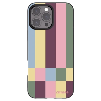 Picasee silikónový čierny obal pre Apple iPhone 16 Pro Max - Lobby tiles