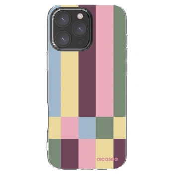 Picasee silikónový prehľadný obal pre Apple iPhone 16 Pro Max - Lobby tiles
