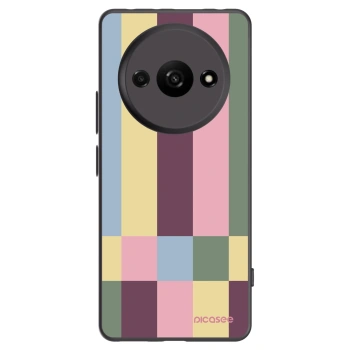 Picasee silikónový čierny obal pre Xiaomi Redmi A3 - Lobby tiles