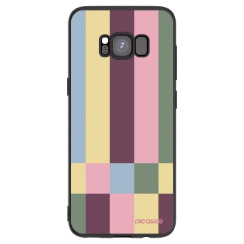 Picasee silikónový čierny obal pre Samsung Galaxy S8 G950F - Lobby tiles