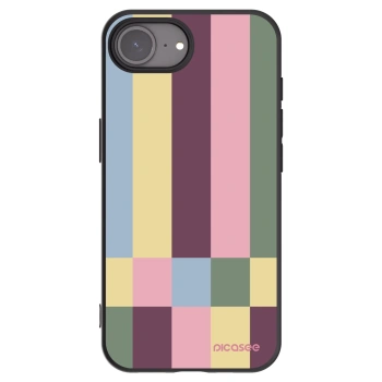 Picasee silikónový čierny obal pre Apple iPhone 16e - Lobby tiles