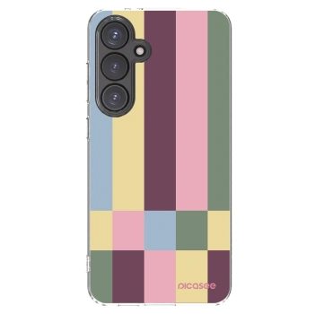 Picasee silikónový prehľadný obal pre Samsung Galaxy S24 FE S721B - Lobby tiles