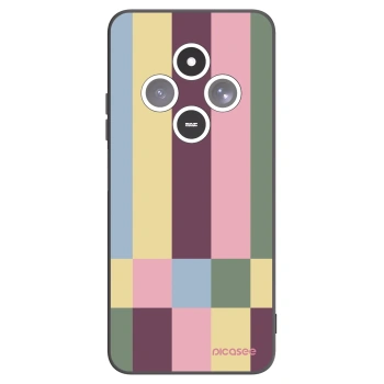 Picasee silikónový čierny obal pre Xiaomi Redmi 14C - Lobby tiles