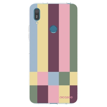 Picasee silikónový prehľadný obal pre Huawei Y7 2019 - Lobby tiles
