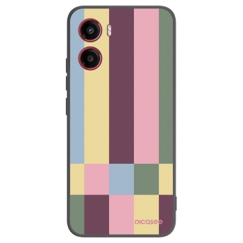 Picasee silikónový čierny obal pre Motorola Moto G05 - Lobby tiles