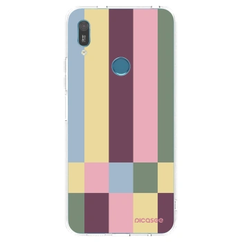 Picasee silikónový prehľadný obal pre Huawei Y6 2019 - Lobby tiles