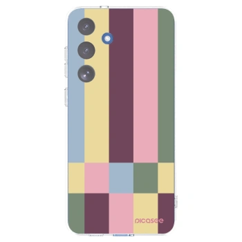 Picasee silikónový prehľadný obal pre Samsung Galaxy S25 FE 5G - Lobby tiles