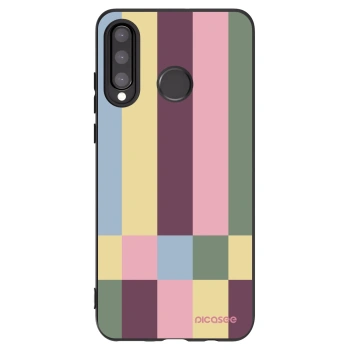 Picasee silikónový čierny obal pre Huawei P30 Lite - Lobby tiles