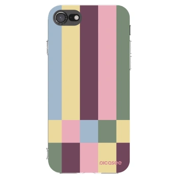 Picasee silikónový prehľadný obal pre Apple iPhone 8 - Lobby tiles