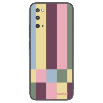 Picasee silikónový čierny obal pre Samsung Galaxy S20 G980F - Lobby tiles