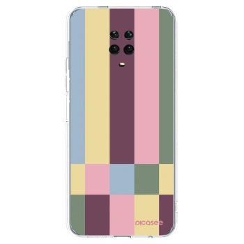 Picasee silikónový prehľadný obal pre Xiaomi Redmi Note 9 Pro - Lobby tiles