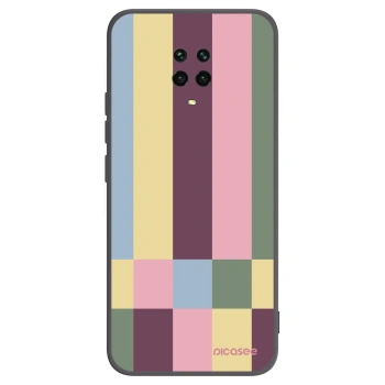 Picasee silikónový čierny obal pre Xiaomi Redmi Note 9 Pro - Lobby tiles