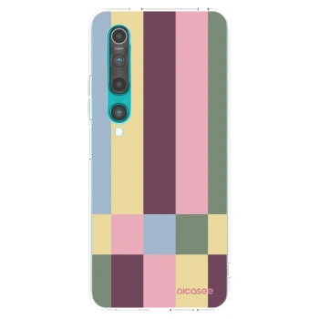 Picasee silikónový prehľadný obal pre Xiaomi Mi 10 - Lobby tiles
