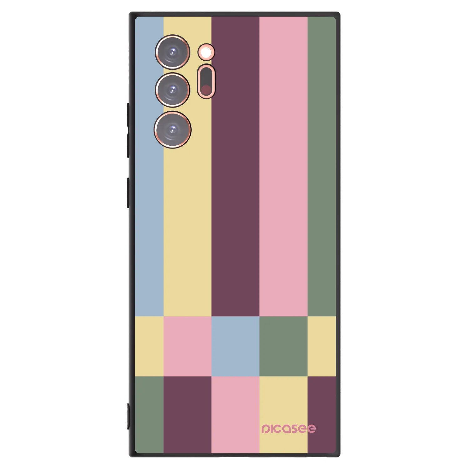 Picasee silikónový čierny obal pre Samsung Galaxy Note 20 Ultra - Lobby tiles