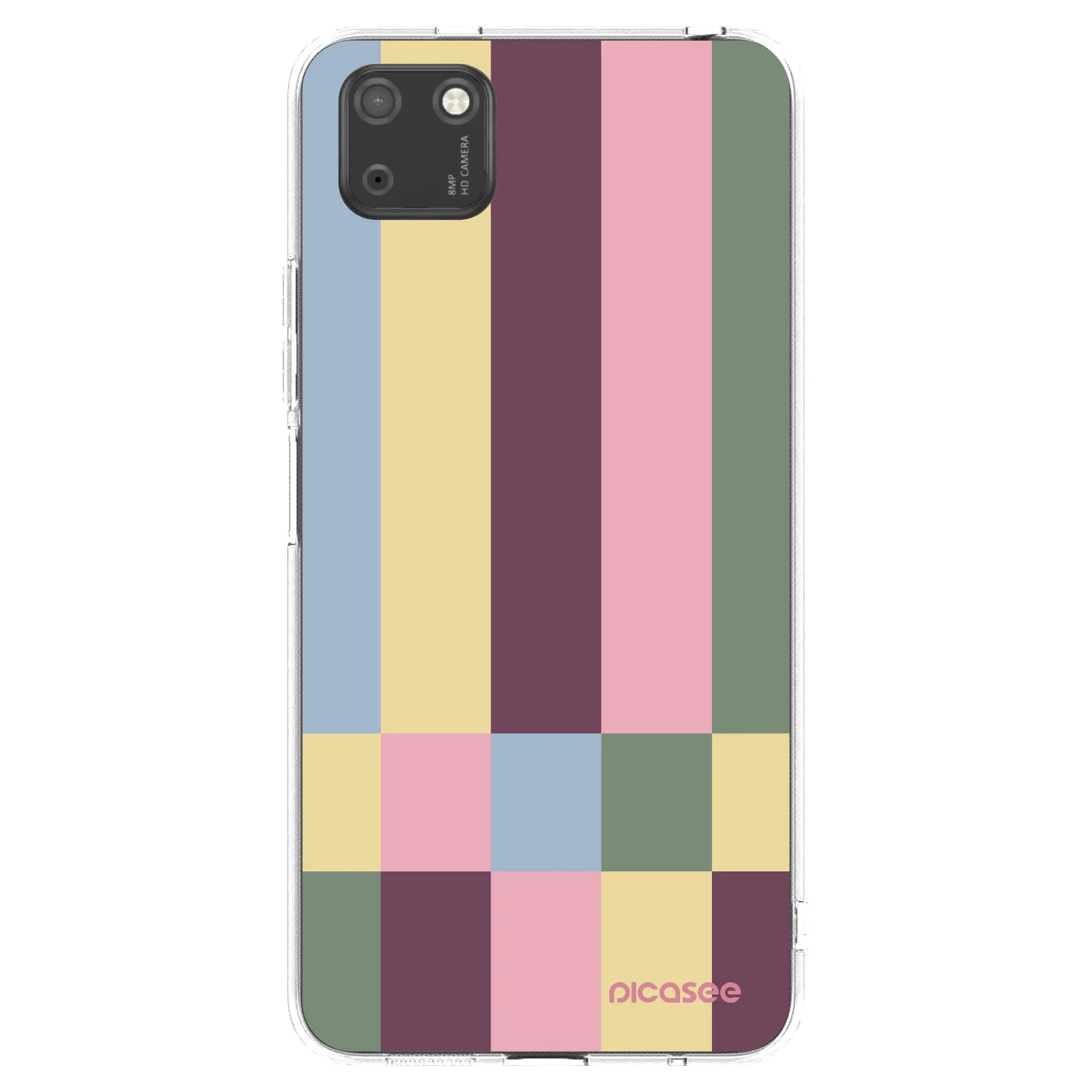 Picasee silikónový prehľadný obal pre Huawei Y5P - Lobby tiles