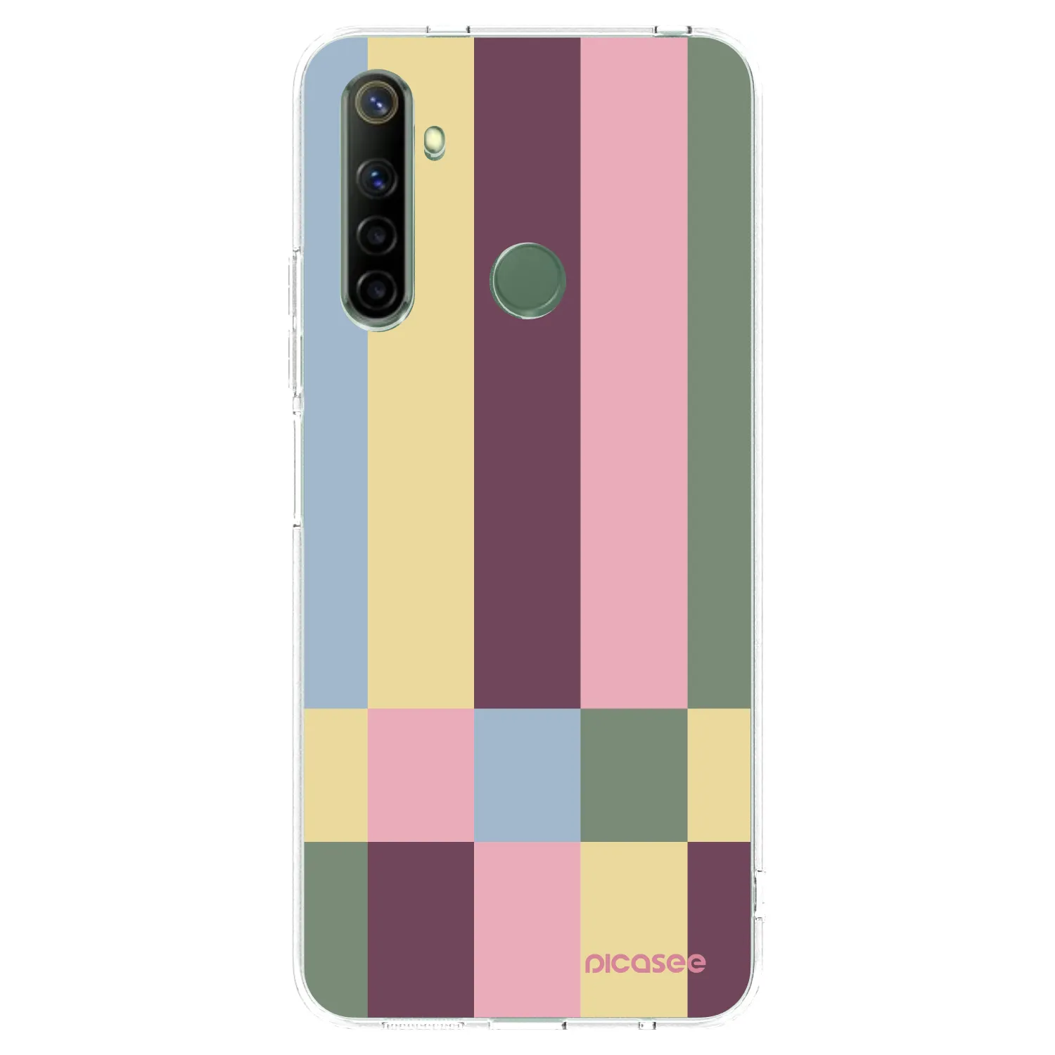 Picasee silikónový prehľadný obal pre Realme 6i - Lobby tiles