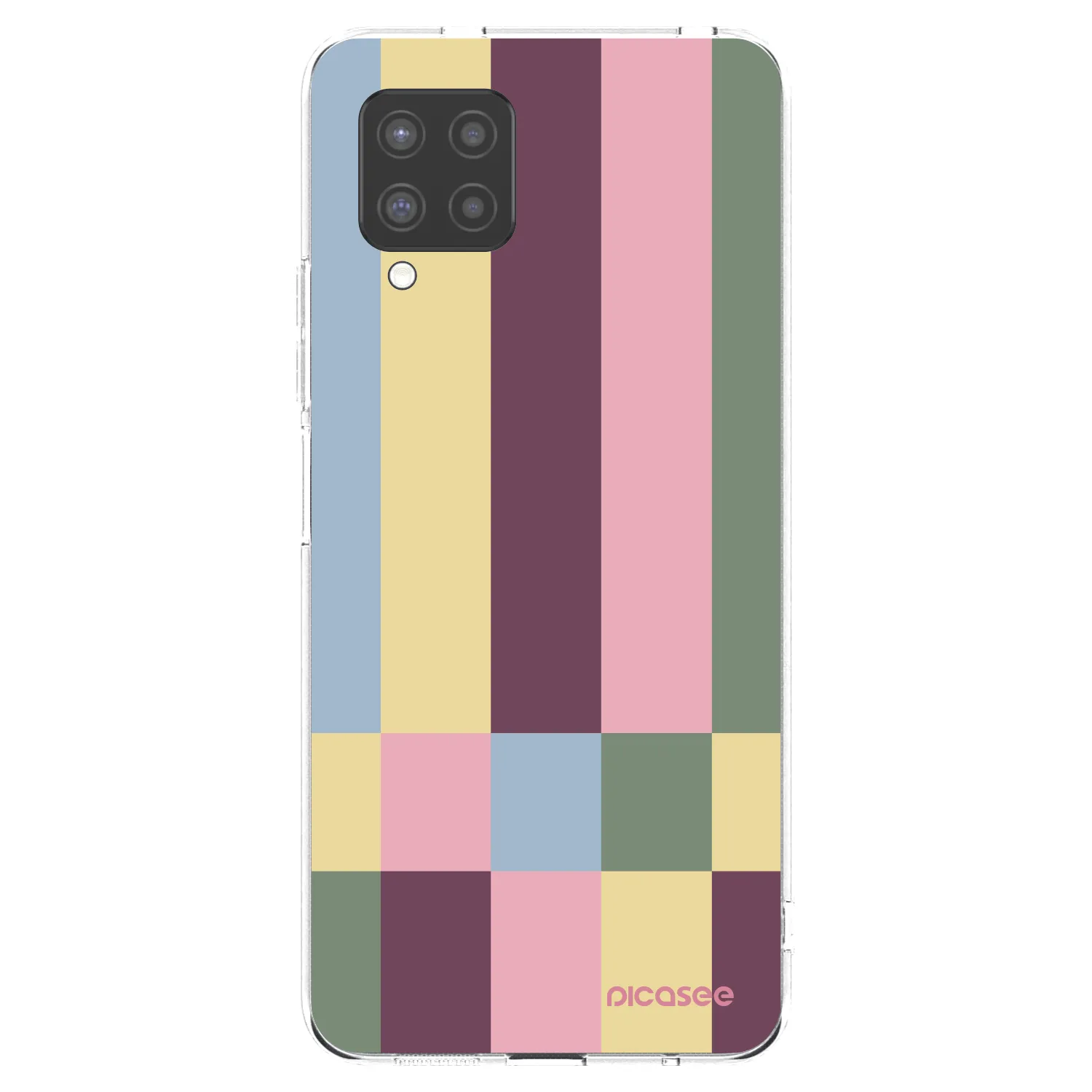 Picasee silikónový prehľadný obal pre Samsung Galaxy A42 A426B - Lobby tiles