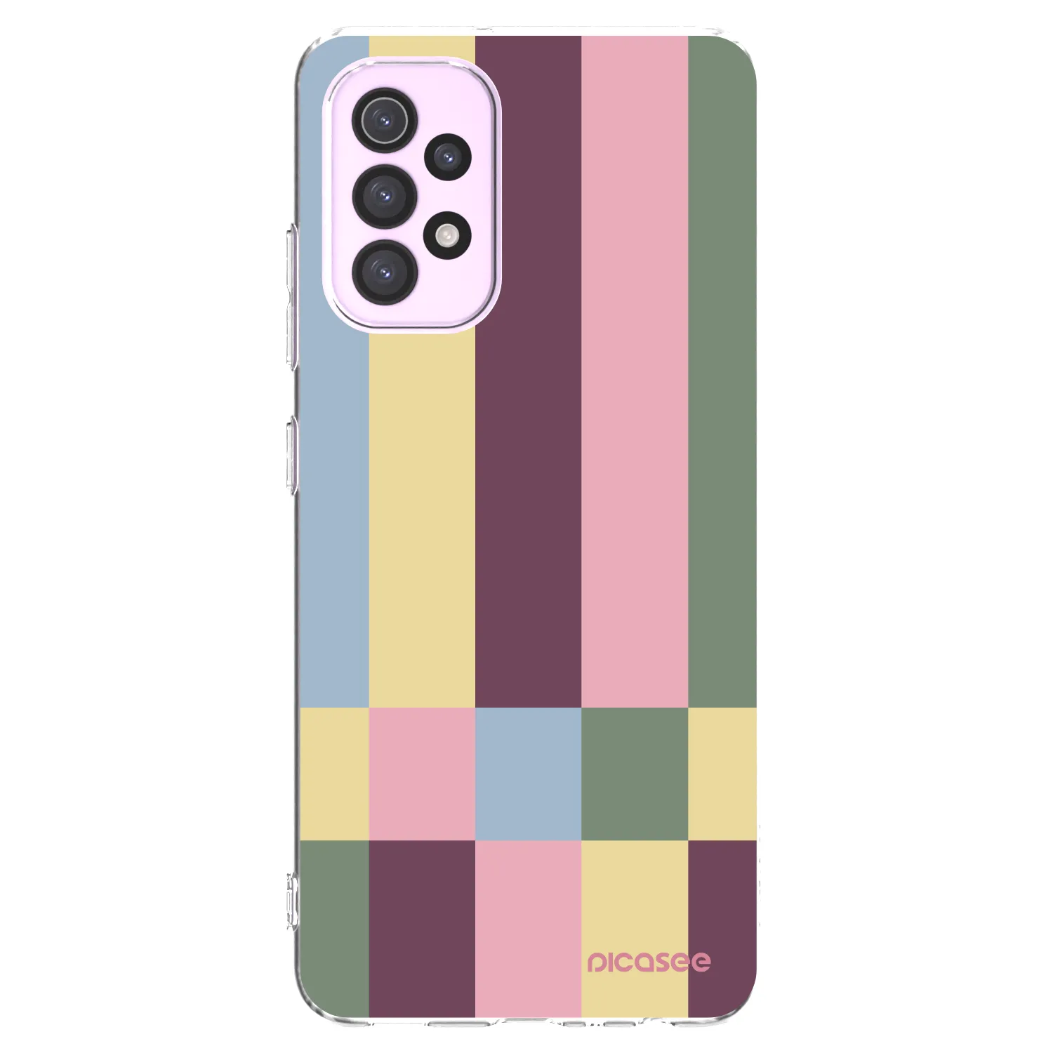 Picasee silikónový prehľadný obal pre Samsung Galaxy A32 5G A326B - Lobby tiles