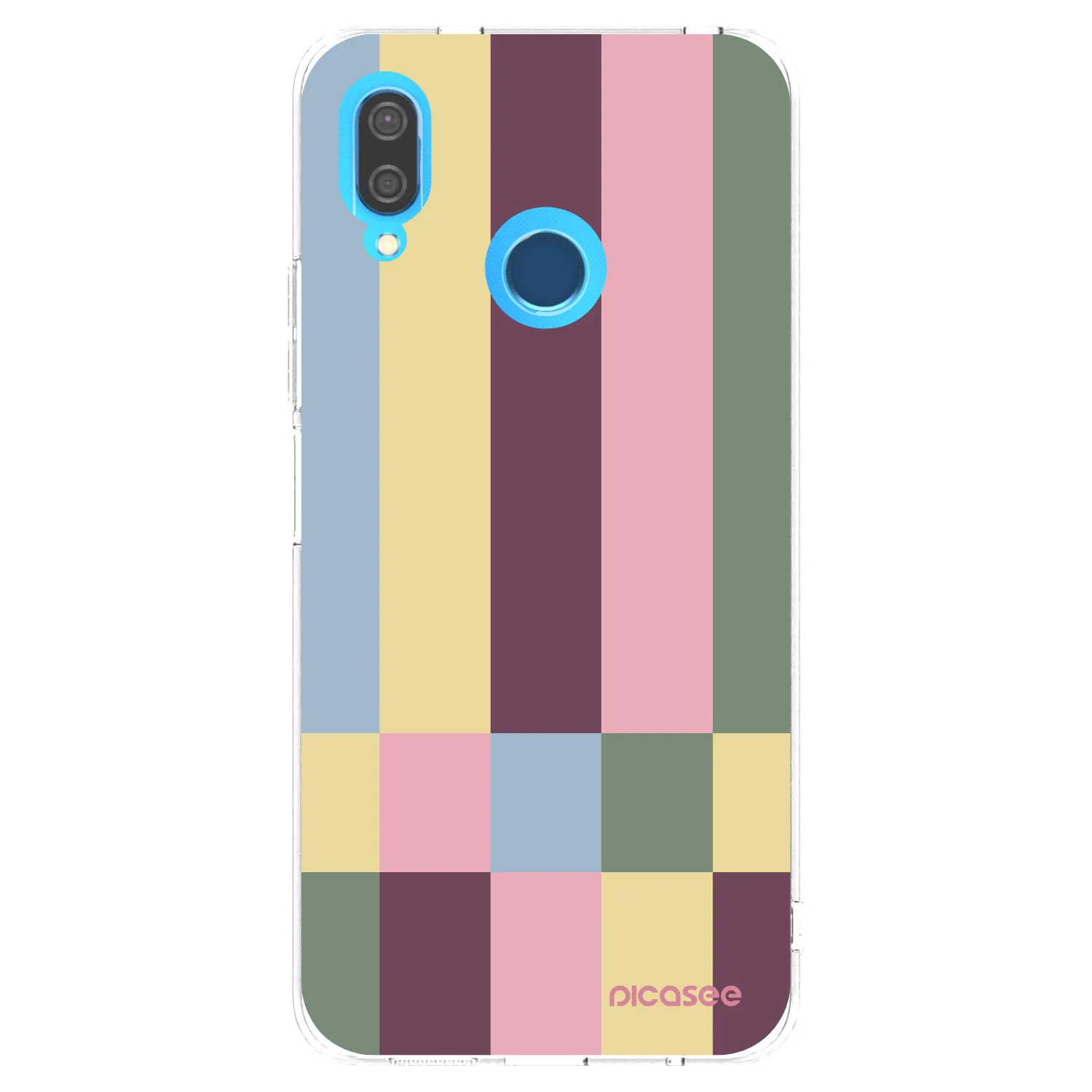 Picasee silikónový prehľadný obal pre Huawei P20 Lite - Lobby tiles