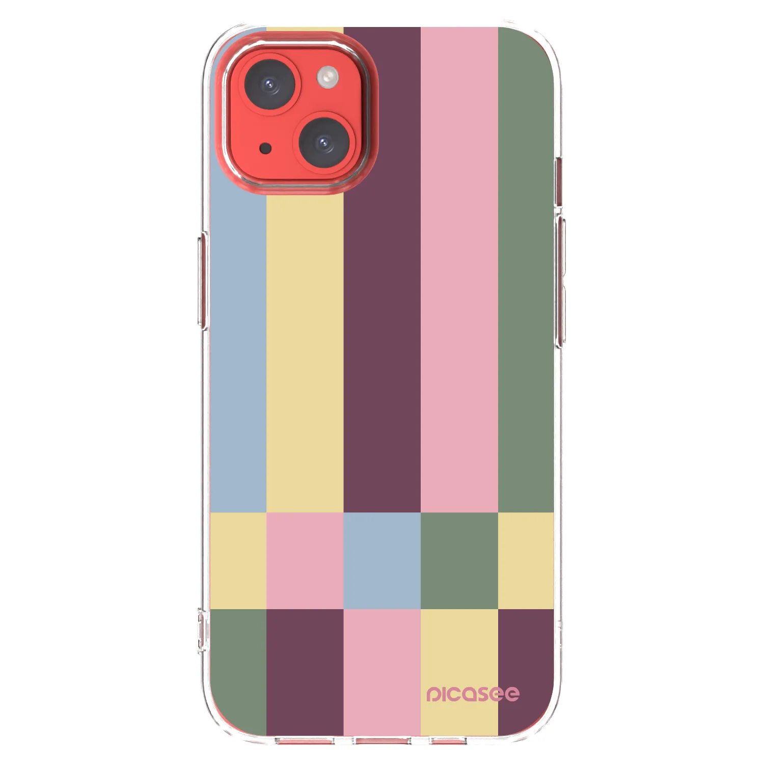 Picasee silikónový prehľadný obal pre Apple iPhone 13 - Lobby tiles