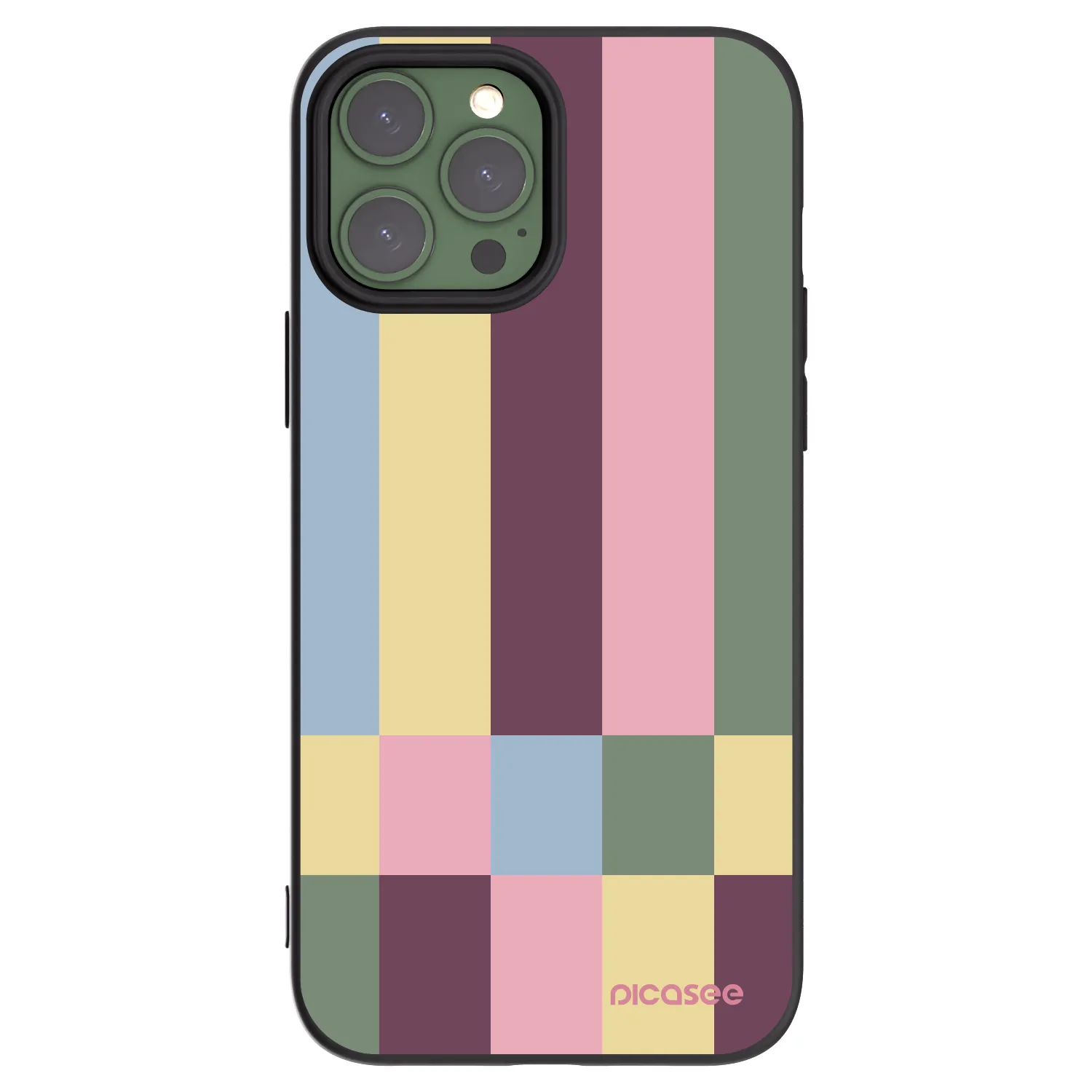 Picasee silikónový čierny obal pre Apple iPhone 13 Pro Max - Lobby tiles